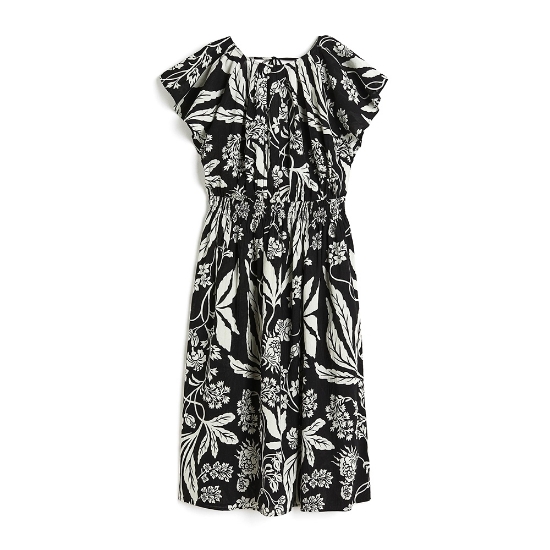 Picture of Crinkled Cotton Dress Patterned